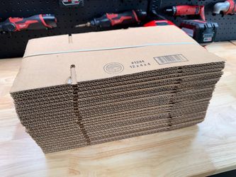 12 x 4 x 4" Corrugated Boxes 24 pack