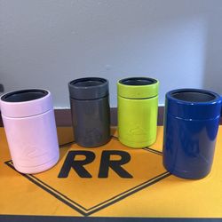 OZARK TRAIL 12 OZ STAINLESS STEEL INSULATED CAN KOOZIE Pink-gray-green-blue
