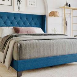 NEW Twin Bed Frame with headboard– Never Used