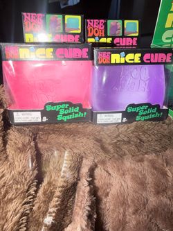NeeDoh Nice Cube and Jelly Squish Fidget Toy Collection