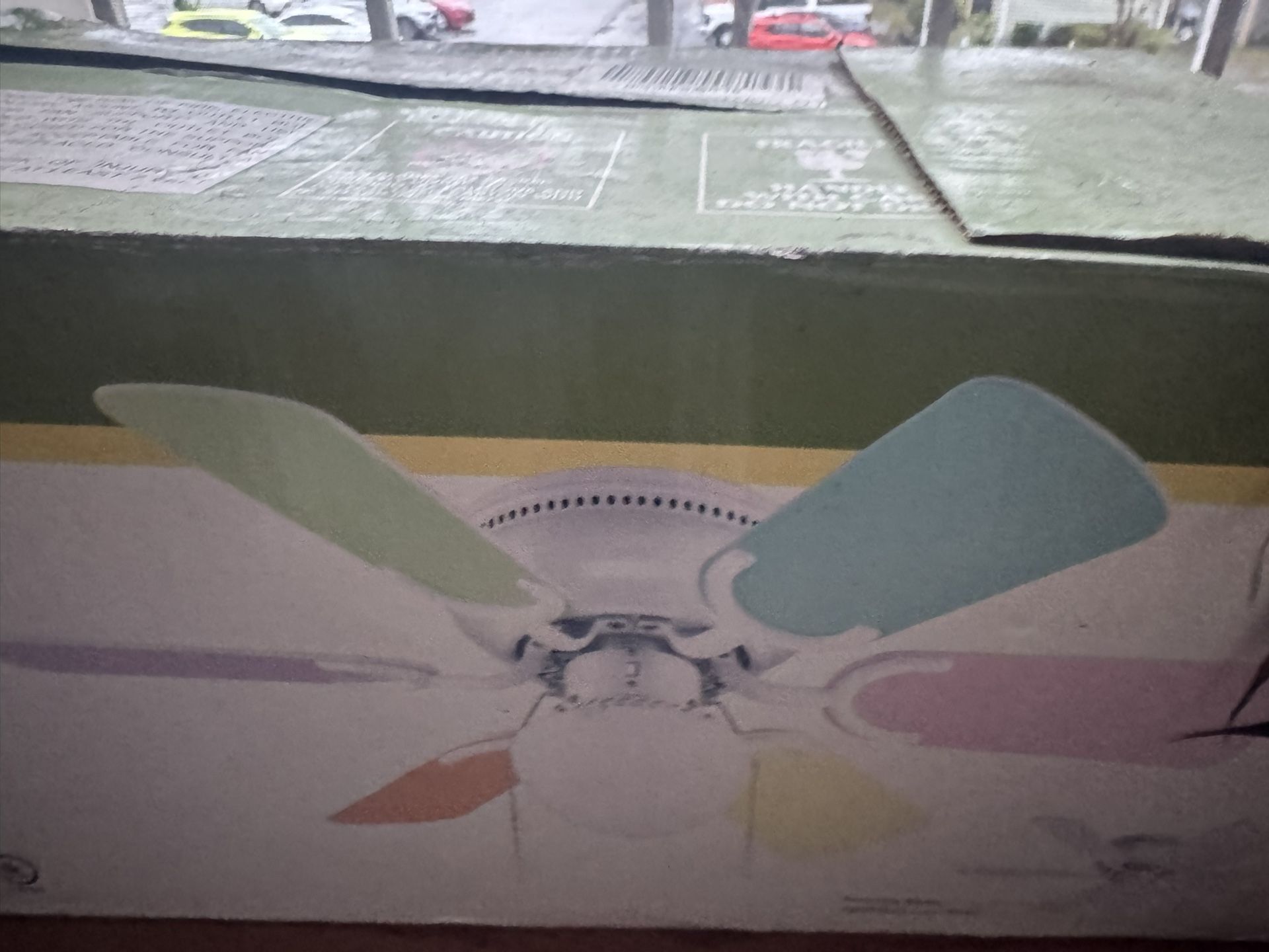 multicolor ceiling fan