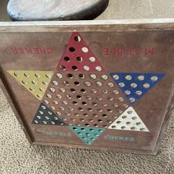 Vintage Chinese Checkers Board 