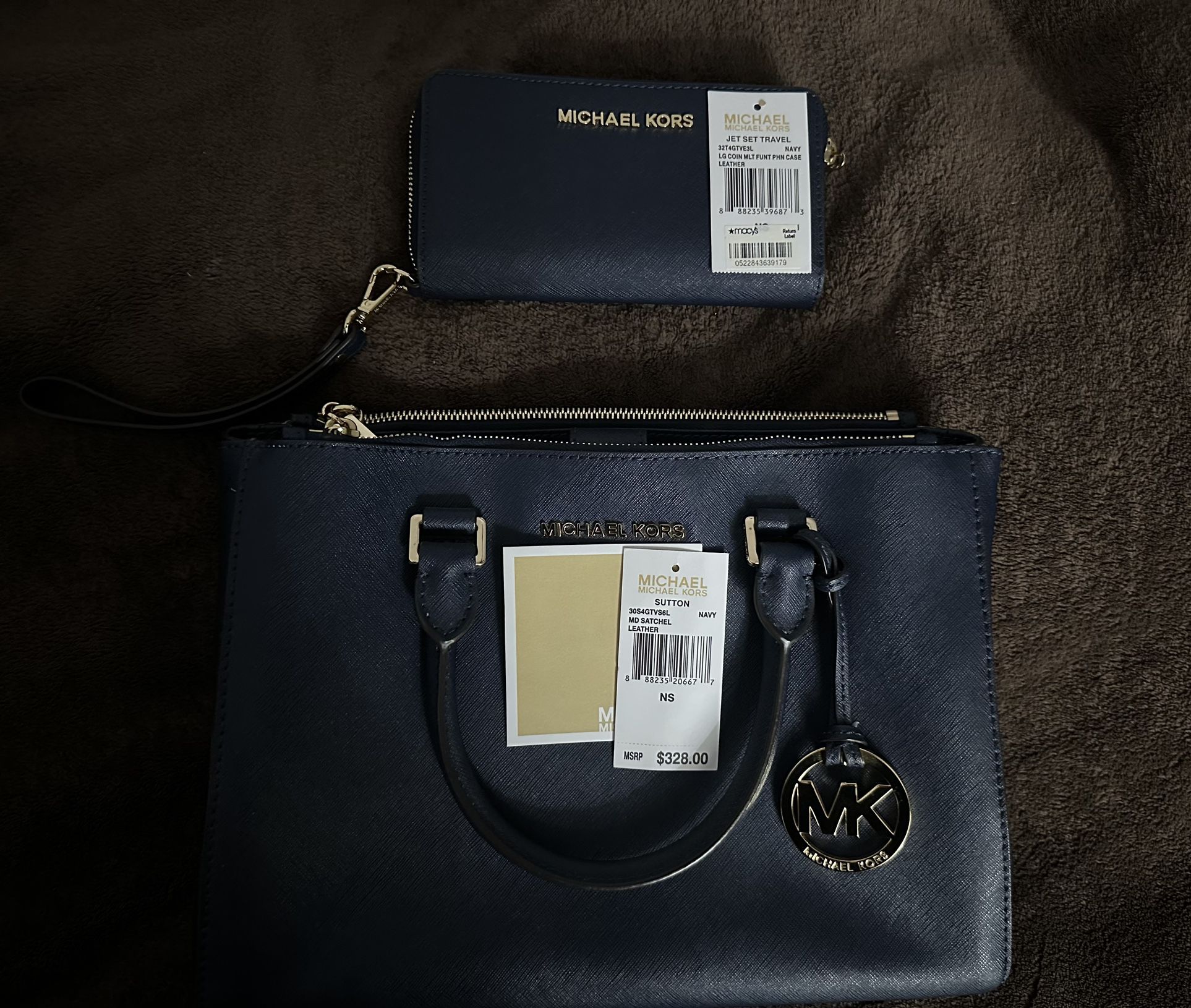 Michael Kors Purse And Matching Wallet