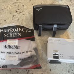 Vankyo Leisure 3 Projector W/Screen 