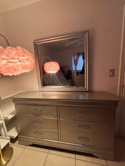 Beds and dresser