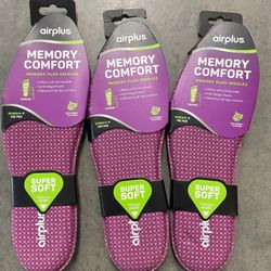 Memory foam shoe inserts