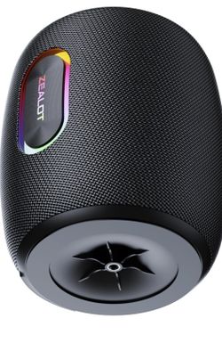Altavoz Inalámbrico BLUETOOTH  ZEALOT  S64 50W Con Luz LED De Colores 