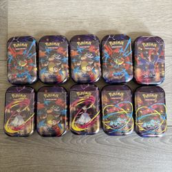 Pokemon Mega Evolution Mini Tins 2 Packs Per Tin Destined Rivals