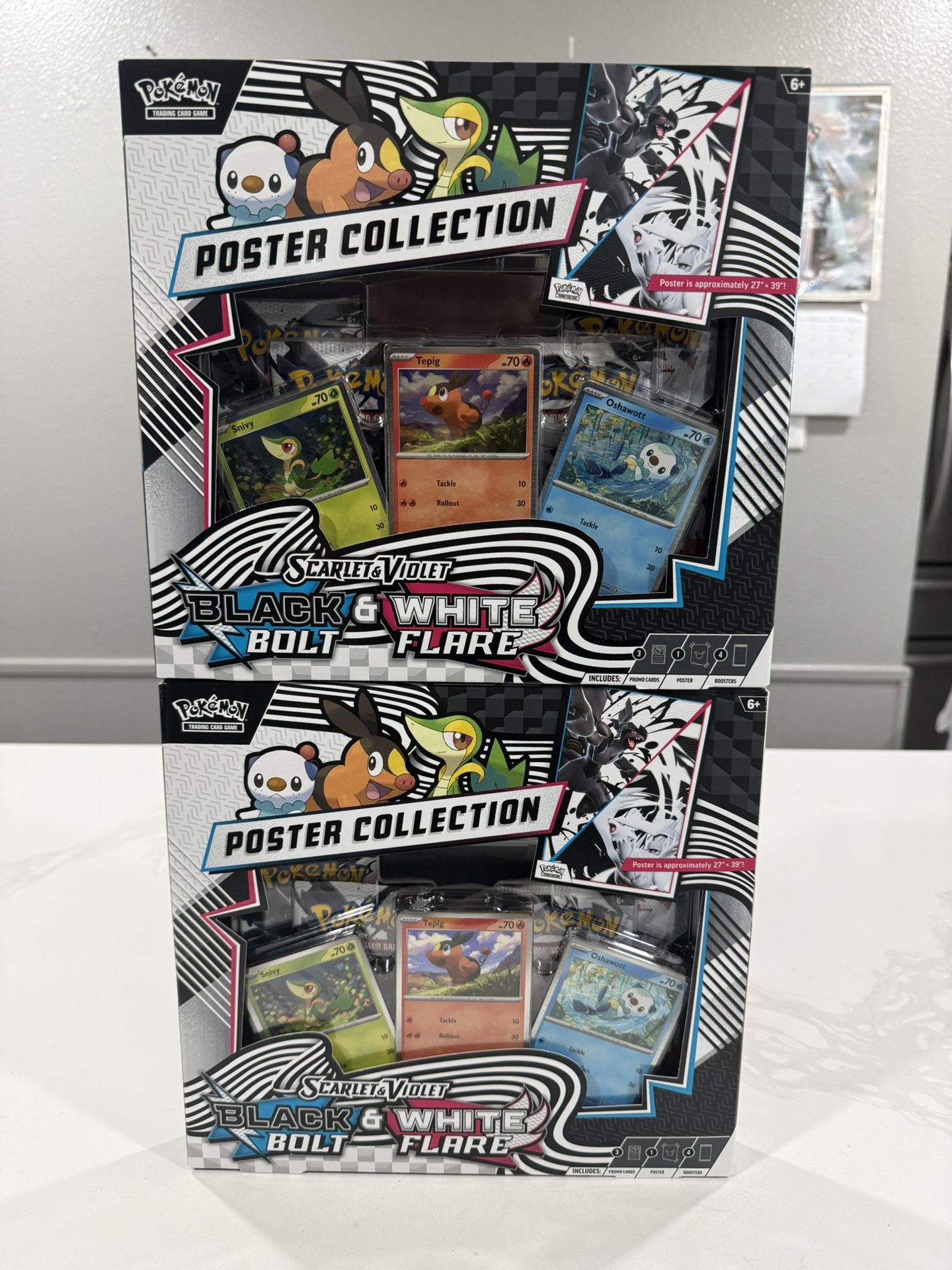 Pokemon Black Bolt & White Flare Poster Collection