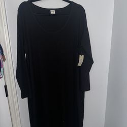 Black Long Sleeve Dress 