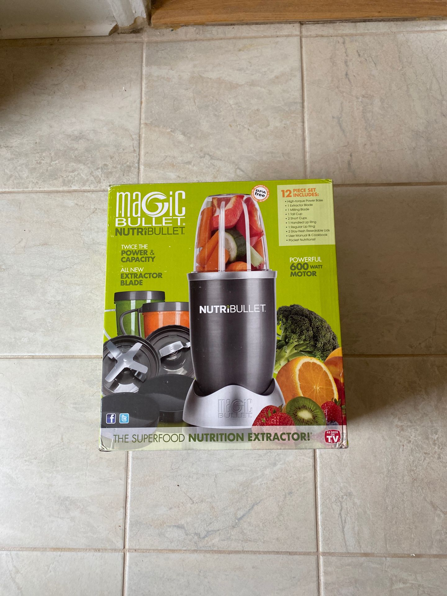 Magic Bullet NutriBullet - never used