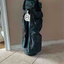 Dark Green Golf Bag W/ Cover