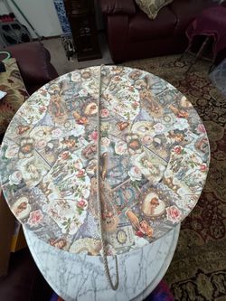 HUGE New Victorian Hat Box