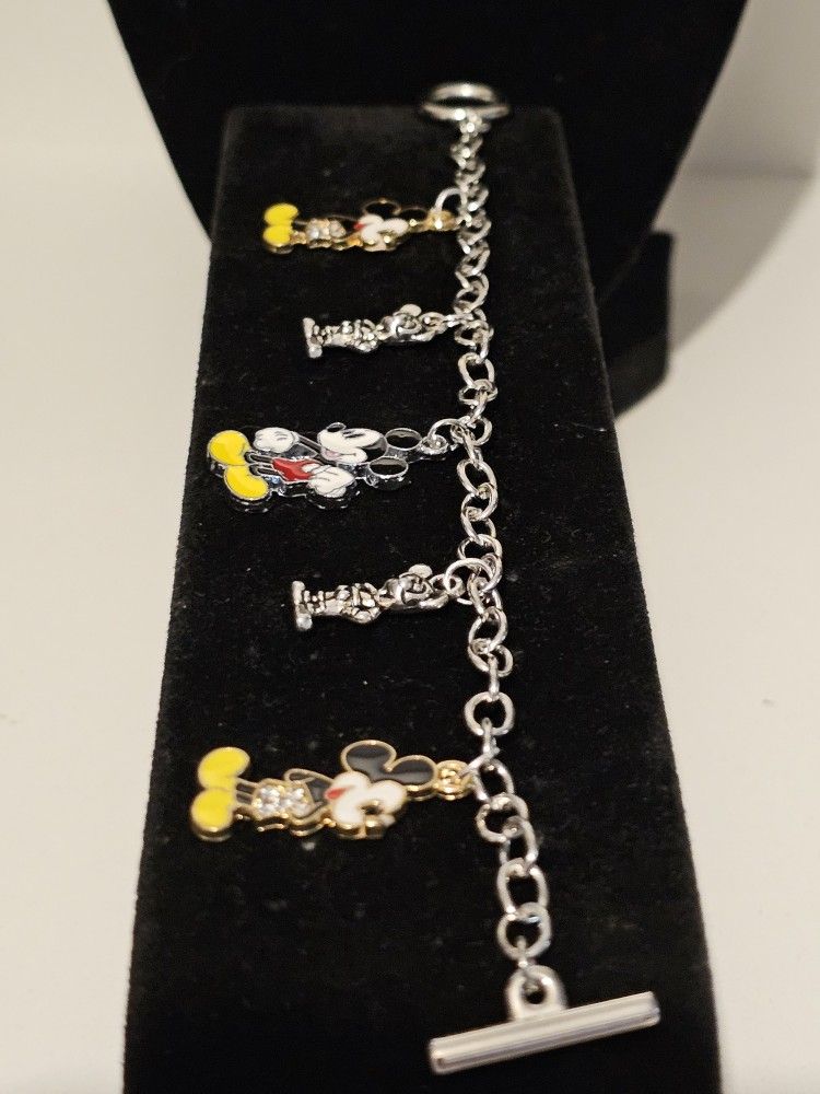 New Mickey Mouse Charm Bracelet