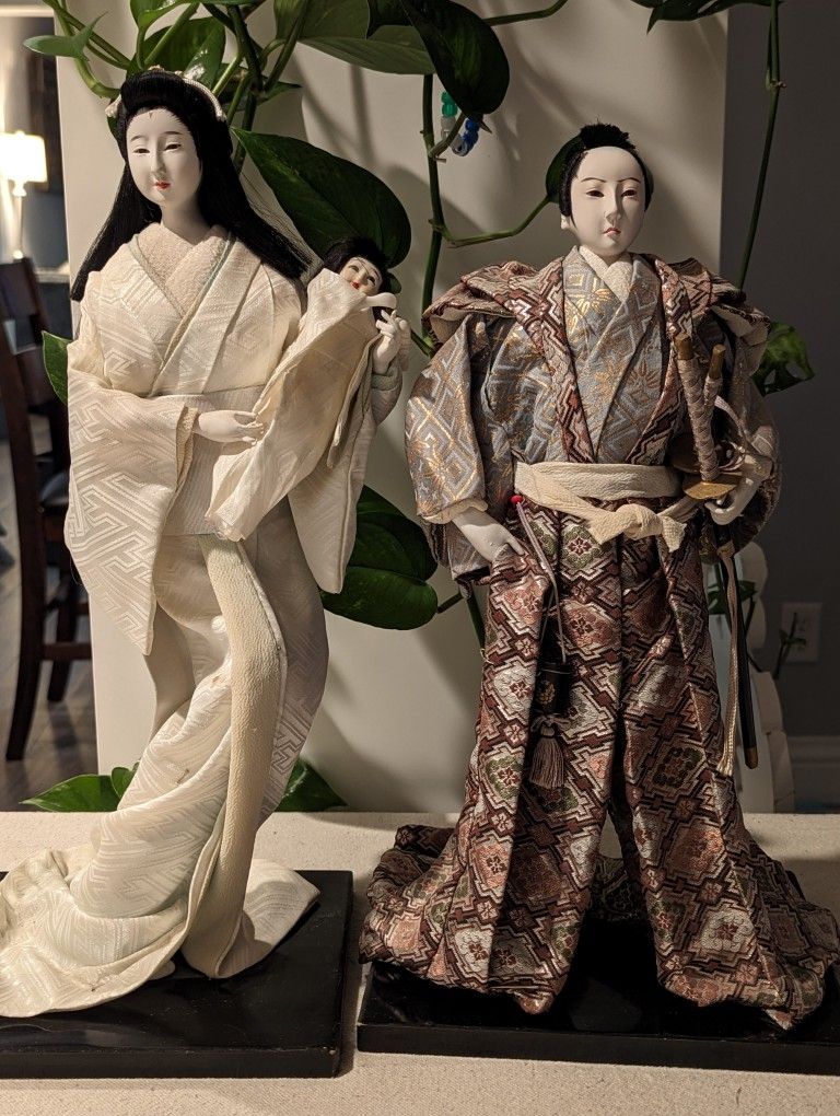 Asian  Doll Statues In Spring/Summer Yukata wear