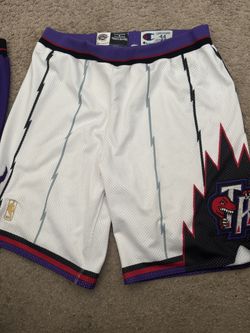1(contact info removed) Stitched Toronto Raptors Authentic Game Shorts