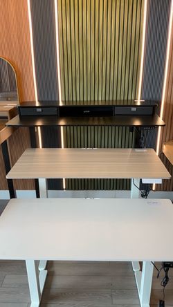 47 in. Sand brand new standing desk