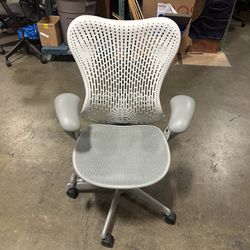 Herman Miller Mirra 1! We Also Have Standing Desks, Monitor Arm Mounts, Monitors, And More Available! We Also Have Other Chairs Available!