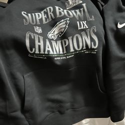 OFFICIAL SUPERBOWL HOODIE MENS LARGE 
