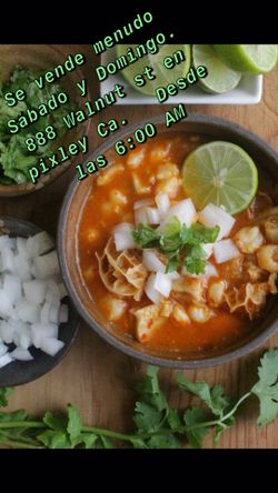 Menudo. Sábado y Domingo.