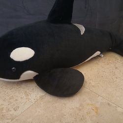 Giant Realistic Orca Plush – Huge Killer Whale Cuddle Buddy