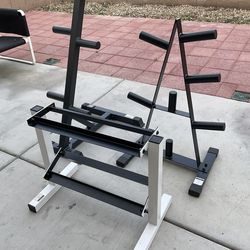 Olympic Weight Racks And Dumbbell Rack (pick Up Only)