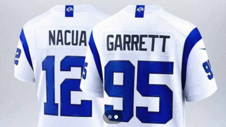 RAMS NEW WHITE JERSEY, Nacua, Stafford, Jarrett