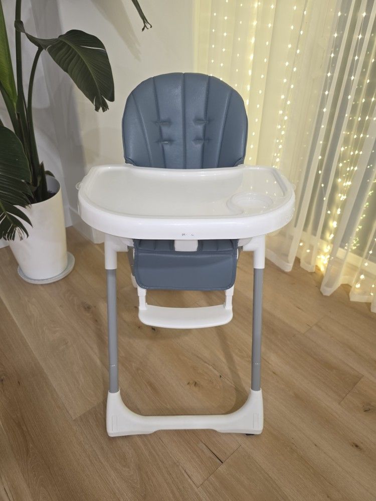 KÜB 3-in-1 Foldable Baby High Chair (Blue) | Multifunctional Infant High Chairs for Babies and Toddl. OBO