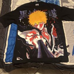 Bleach Ichigo Vs Ywach High Quality Printed Tee