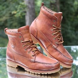 Polo Ralph Lauren Rodway Tan ather Ankle Boots Men's Size 9.5