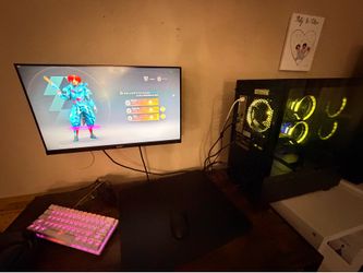 PC gaming set up everything is included