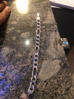 Thick bracelet 925 Italy