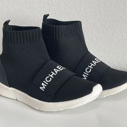 Michael Kors ‘Black White’ Pull On/Slip On High Sneakers 
