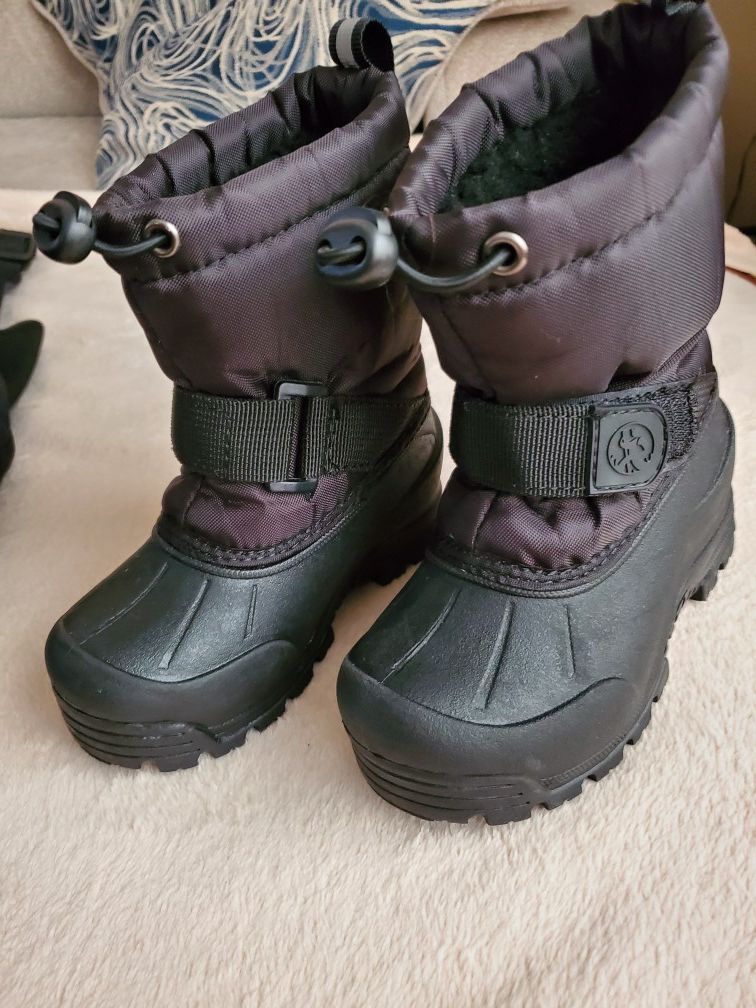 Snow pants & Boots.