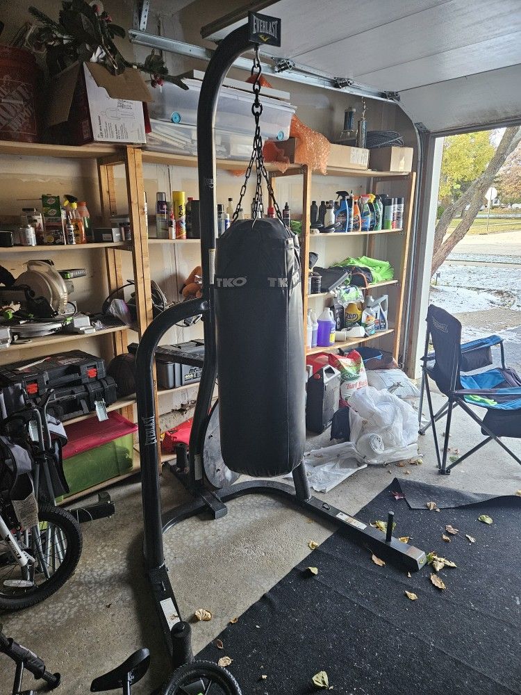 Punching Bag Stand And Speed Bag