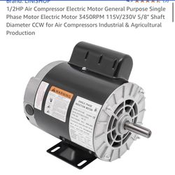 Air Compresor Motor Electric 115v/230v 