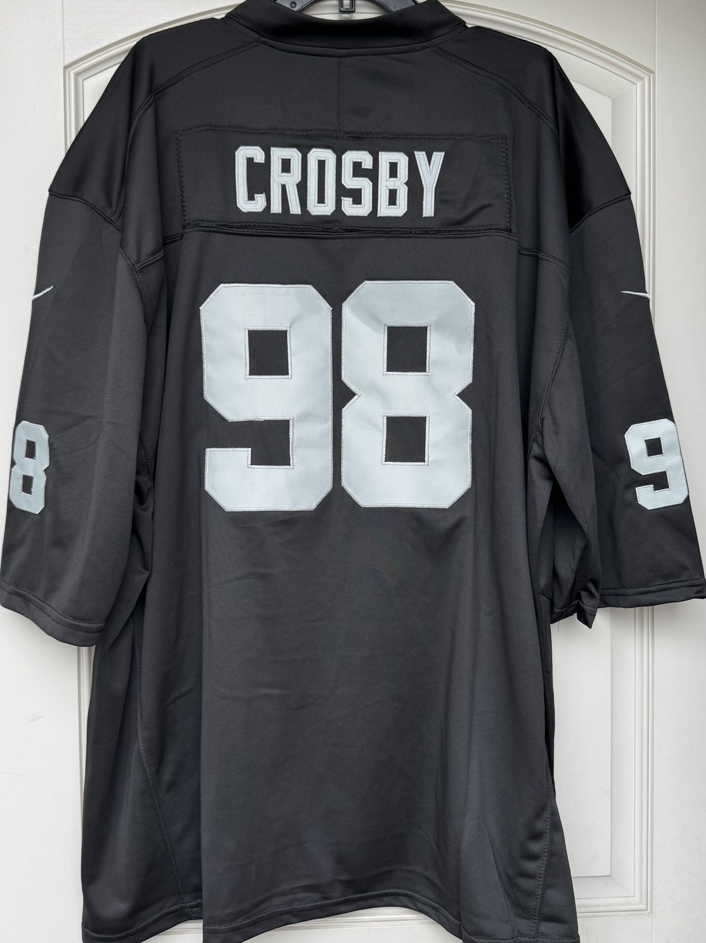 4XL RAIDERS #98 MAXX CROSBY JERSEY