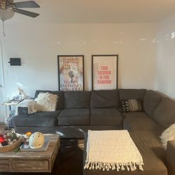 Large grey Sectional 