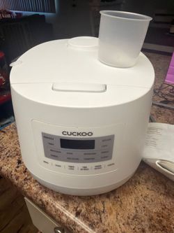 CUCKOO 6-Cup Micom Rice Cooker & Steamer, 11 Programs, 580W, White