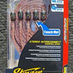 NEW 17ft  6-Channel RCA Cables 