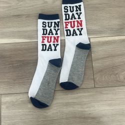 Sunday Fun Day Socks (new)