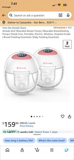 Portable / wearable breast pump
