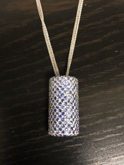 Gubelin Sapphire and Gold Pendant 18k