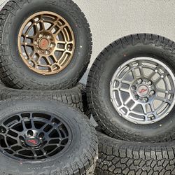 NEW 17” Toyota TRD Pro Style wheels Rims 265/70R17 A/T Falken Tires Tacoma 4Runner FJ Tundra Sequoia