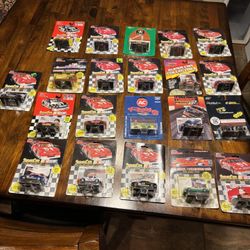 Variety of  1:64 race cars