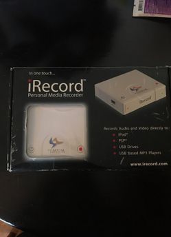 Irecorder personal media recorder