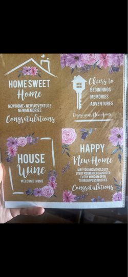 400 Housewarming Stickers (100 Sheets x 4) New Home Labels
