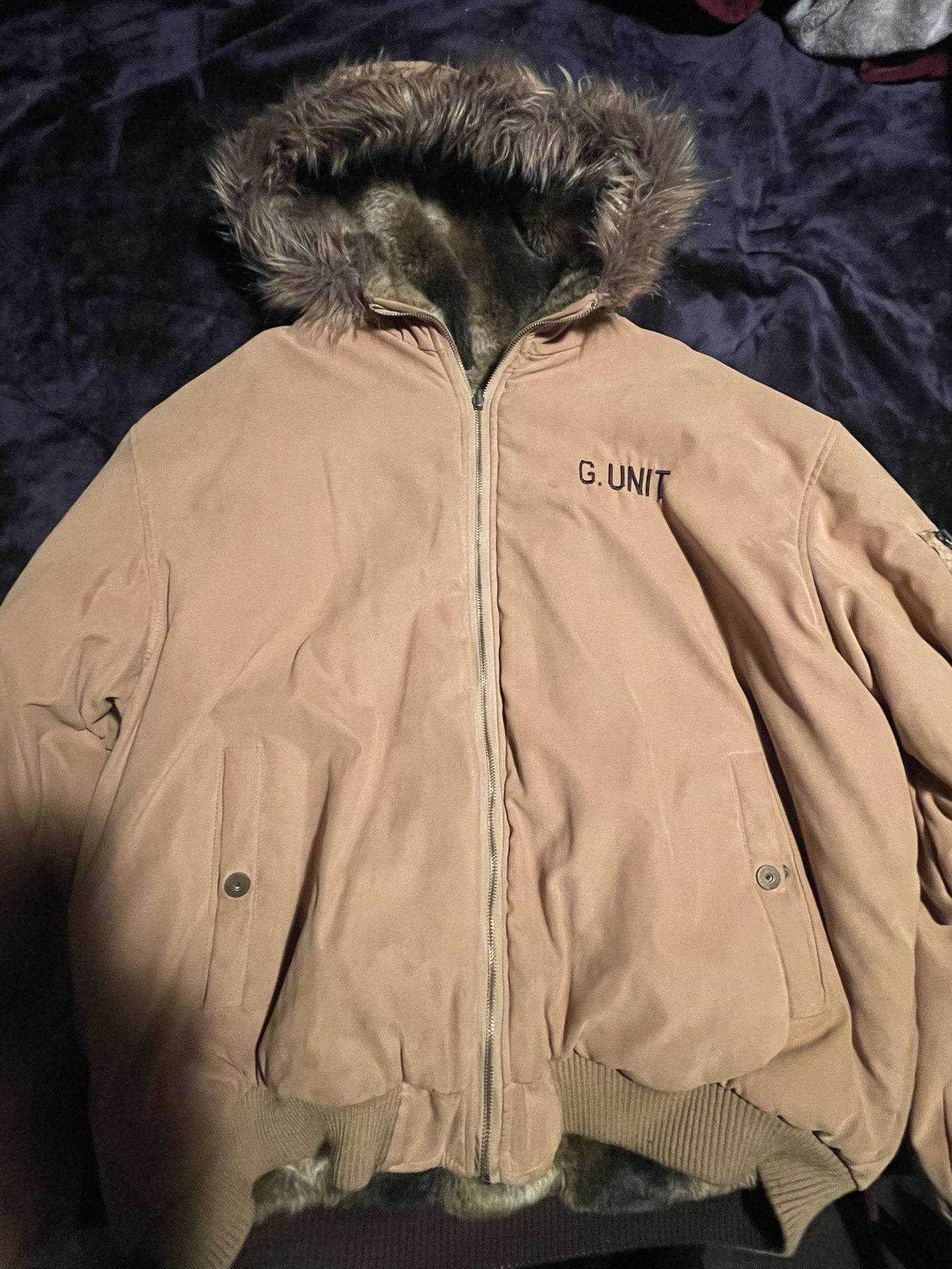G-Unit Faux Fur Jacket - Mens 2X