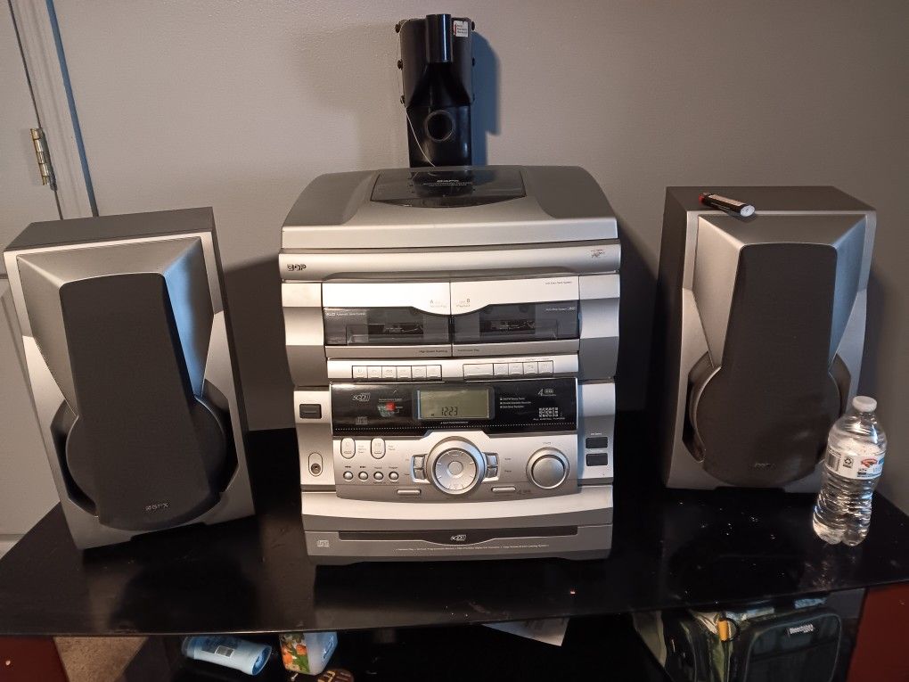 Radio With 5 CD Changer Tape Decks And Record Player