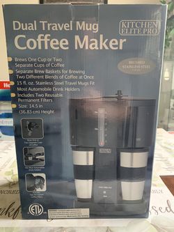 Duel Travel Mug Coffee Maker
